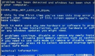 蓝屏代码0x0000001 蓝屏代码0x0000001
